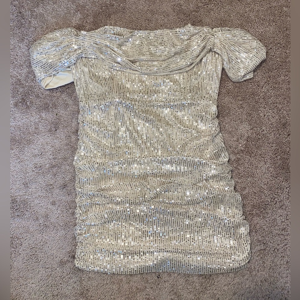 Sequin mini dress